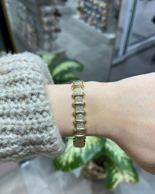 Xuping Bileklik Taşlı Asimetrik Model 