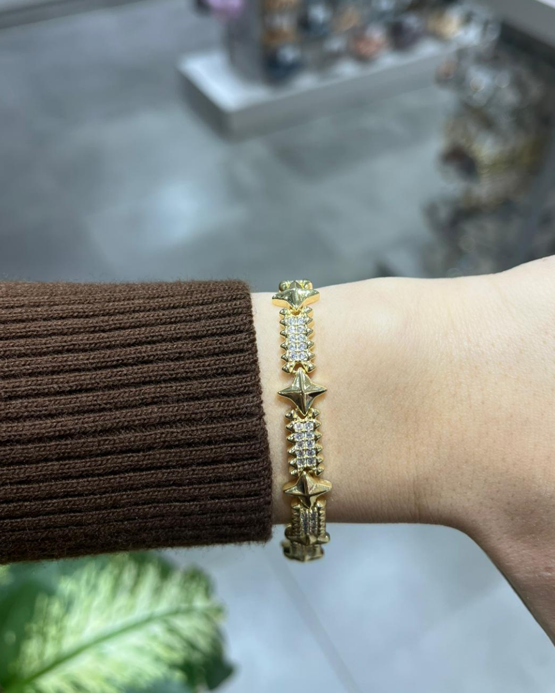 Xuping Bileklik Yıldız Detay Taşlı Model - Tradylinn