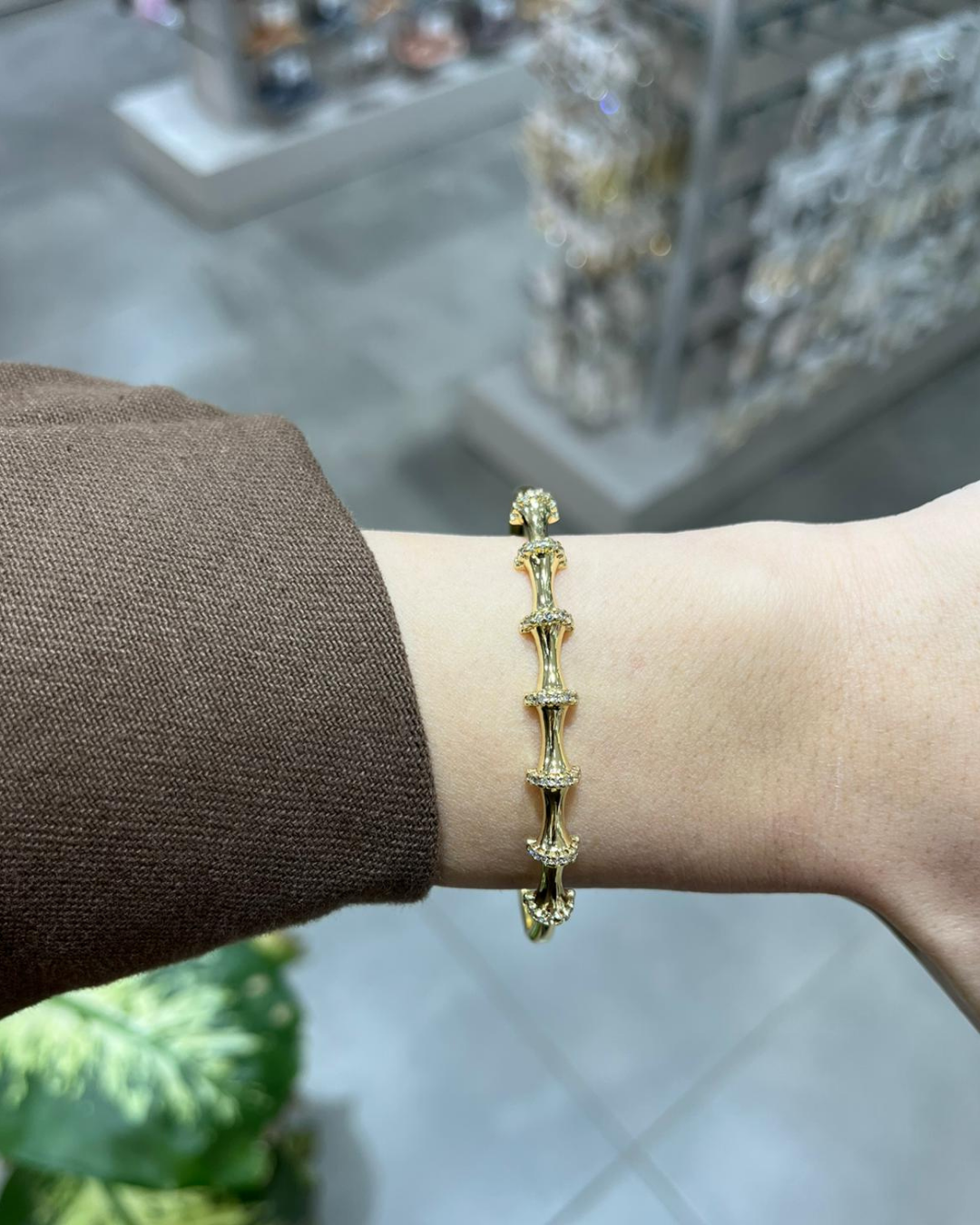 Xuping Kelpçe Taş Detay Kemik Model - Tradylinn